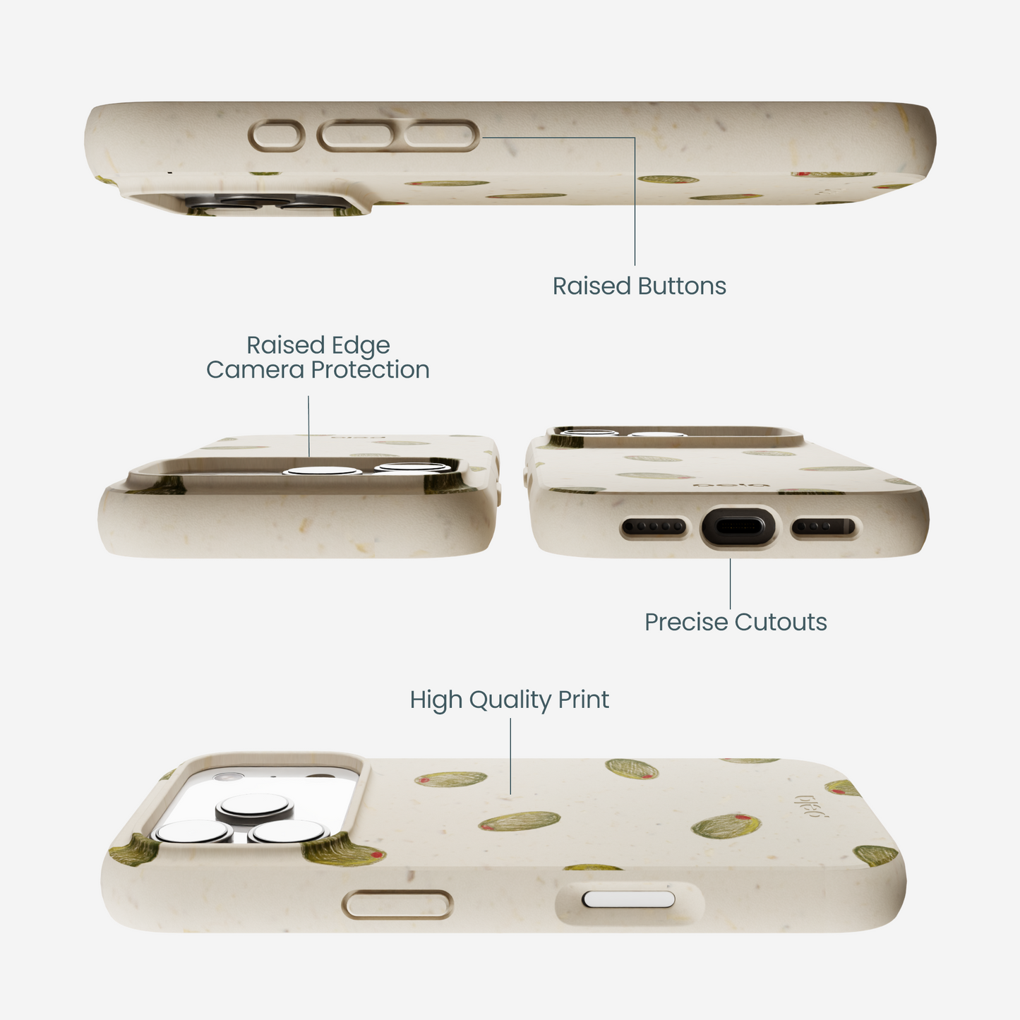 London Fog Olive Party iPhone 17 Pro Case