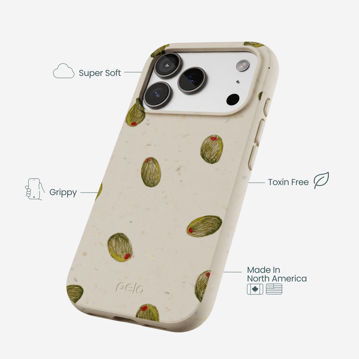 London Fog Olive Party iPhone 17 Pro Case