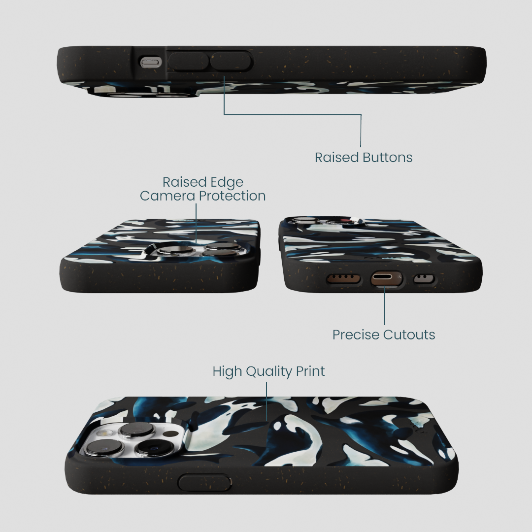 Black Orca World iPhone 13 Pro Max Case