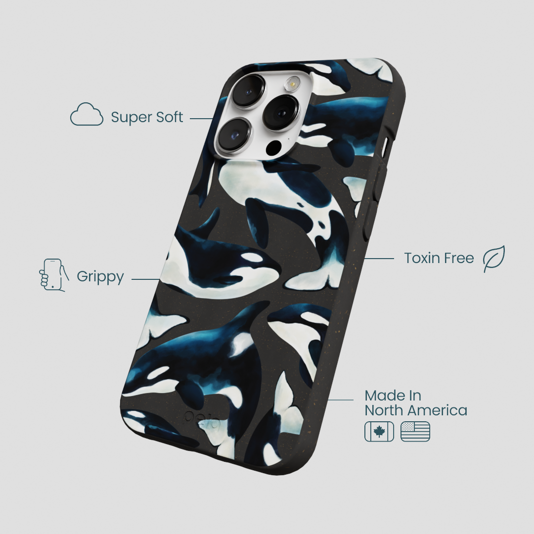Black Orca World iPhone 13 Pro Max Case