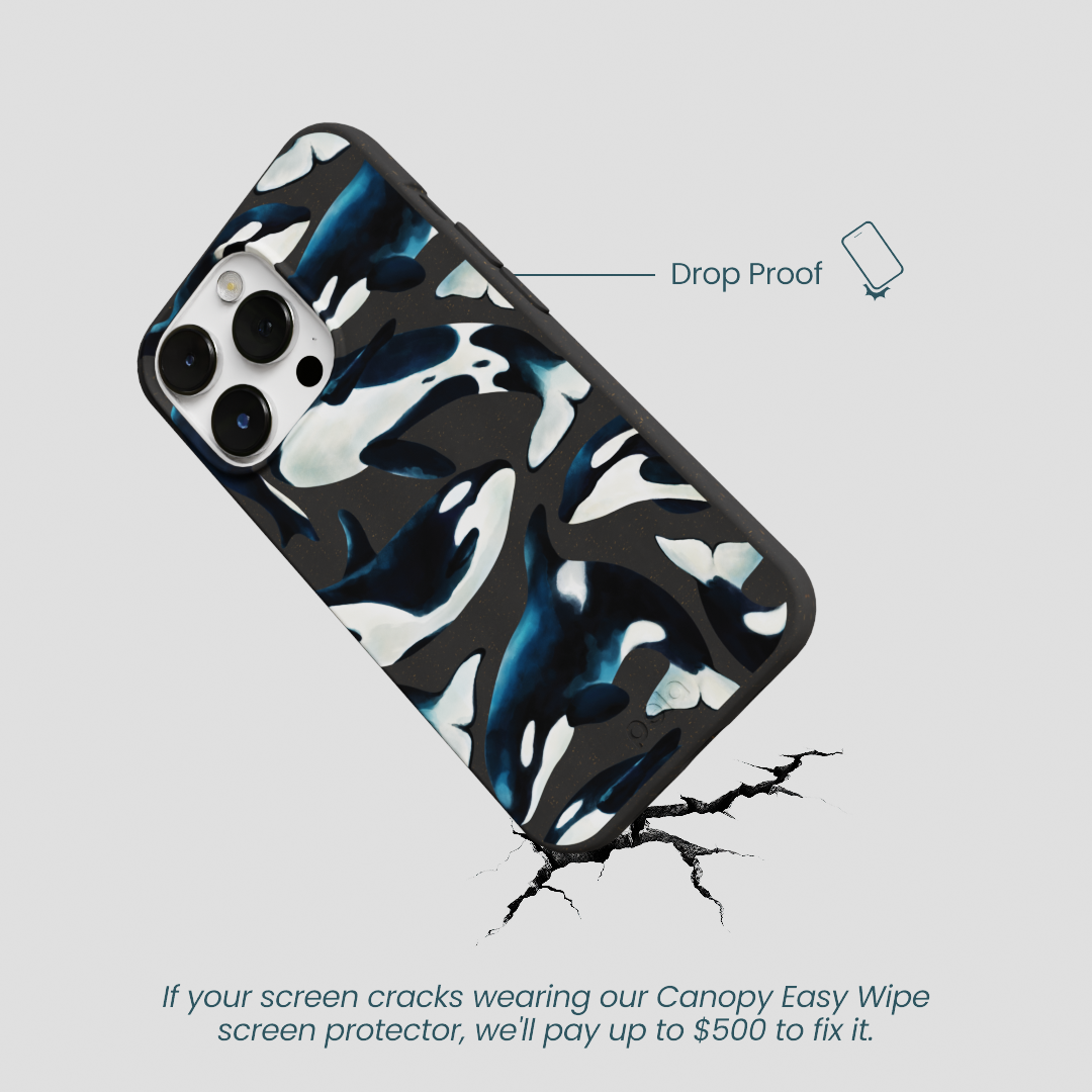 Black Orca World iPhone 13 Pro Case
