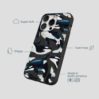 Black Orca World iPhone 13 Pro Case
