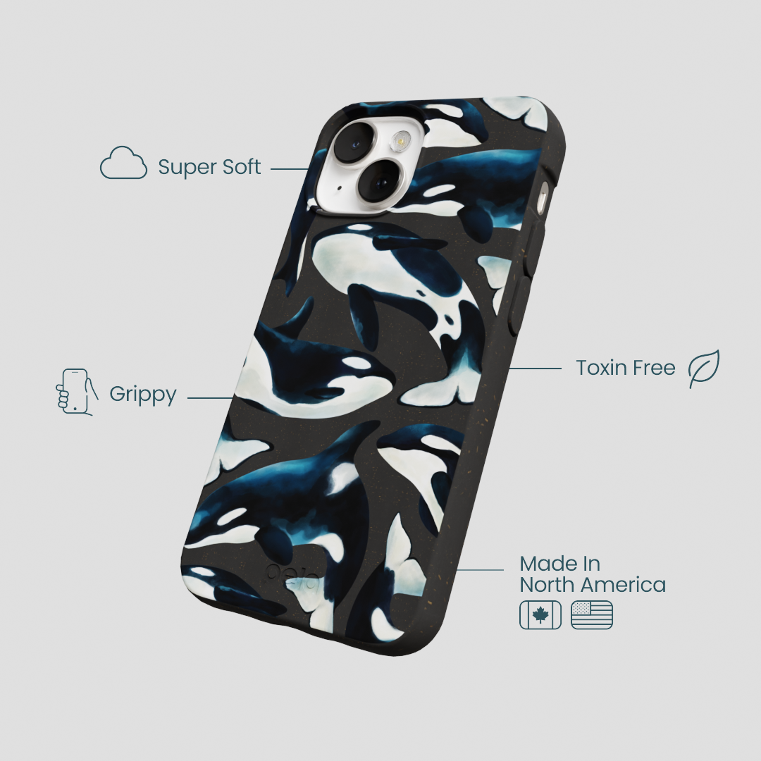 Black Orca World iPhone 13 Case