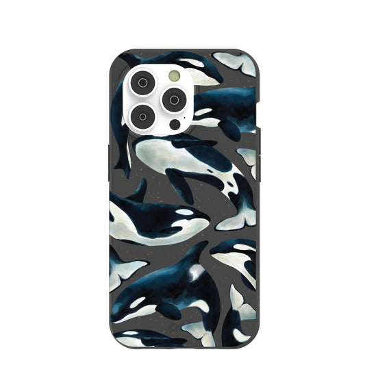 Black Orca World iPhone 14 Pro Case