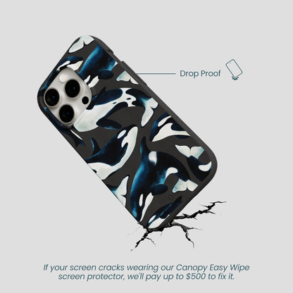 Black Orca World iPhone 14 Pro Case