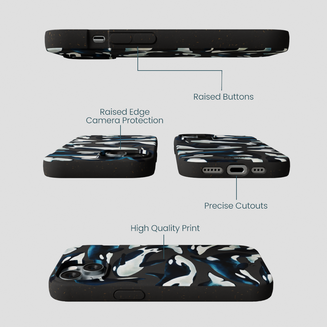 Black Orca World iPhone 14 Case
