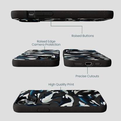 Black Orca World iPhone 15 Plus Case
