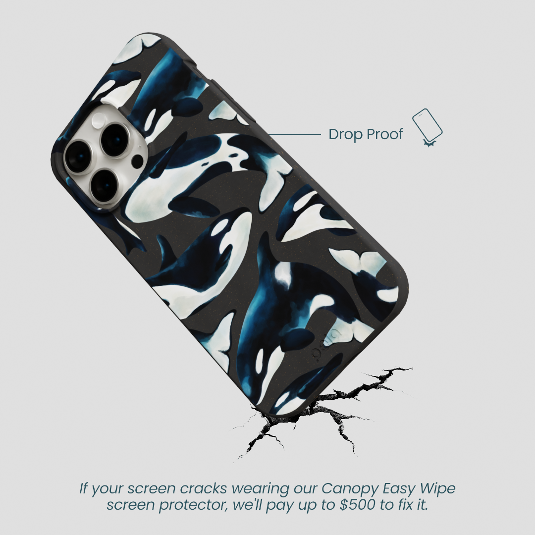 Black Orca World iPhone 15 Pro Max Case