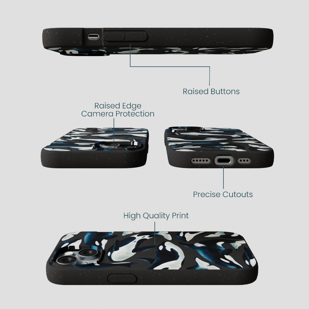 Black Orca World iPhone 15 Case