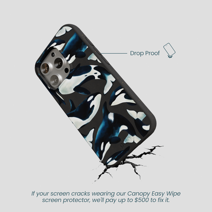 Black Orca World iPhone 16 Pro Case