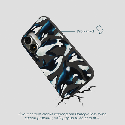 Black Orca World iPhone 16 Case