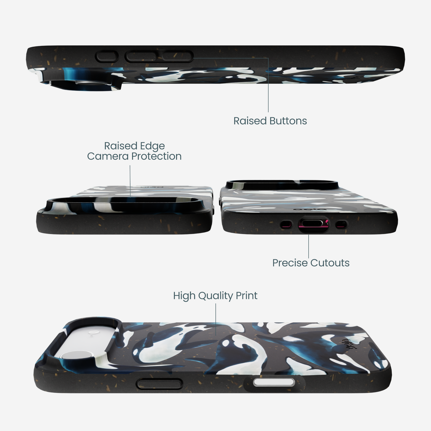 Black Orca World iPhone Air Case