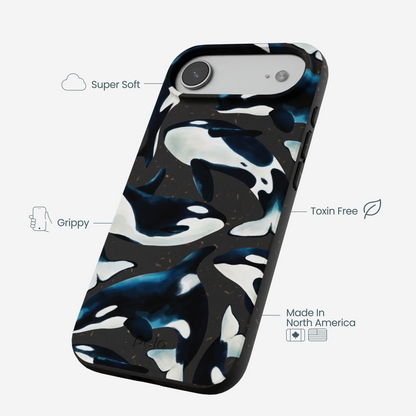 Black Orca World iPhone Air Case
