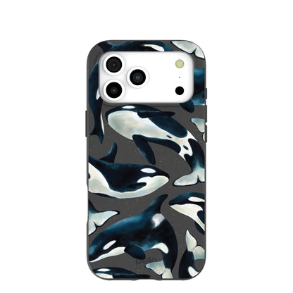 Black Orca World iPhone 17 Pro Max Case