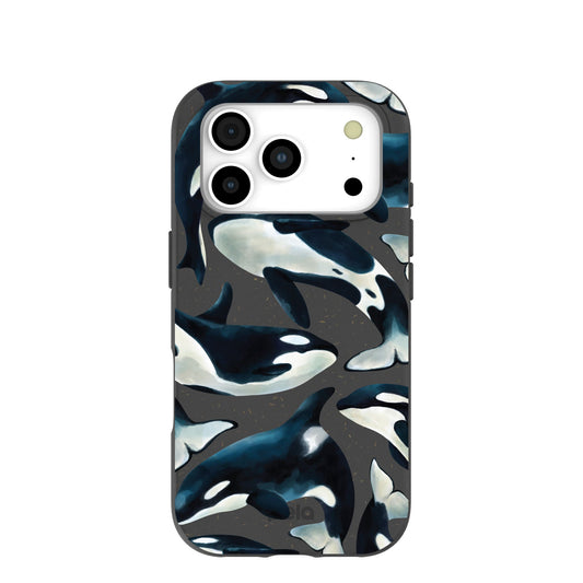 Black Orca World iPhone 17 Pro Case