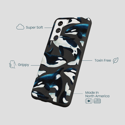 Black Orca World Samsung Galaxy S22 Case