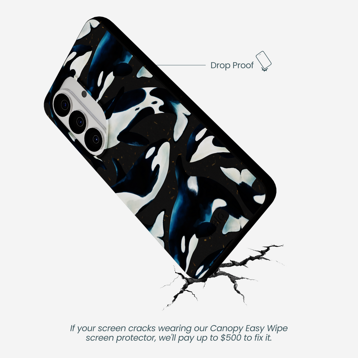 Black Orca World Samsung Galaxy S26 Case