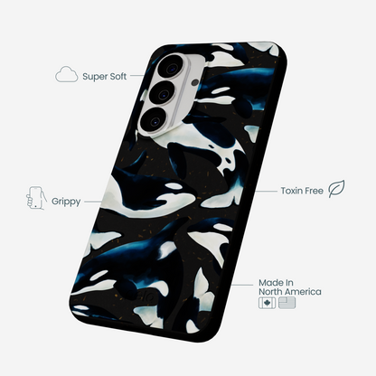 Black Orca World Samsung Galaxy S26 Case