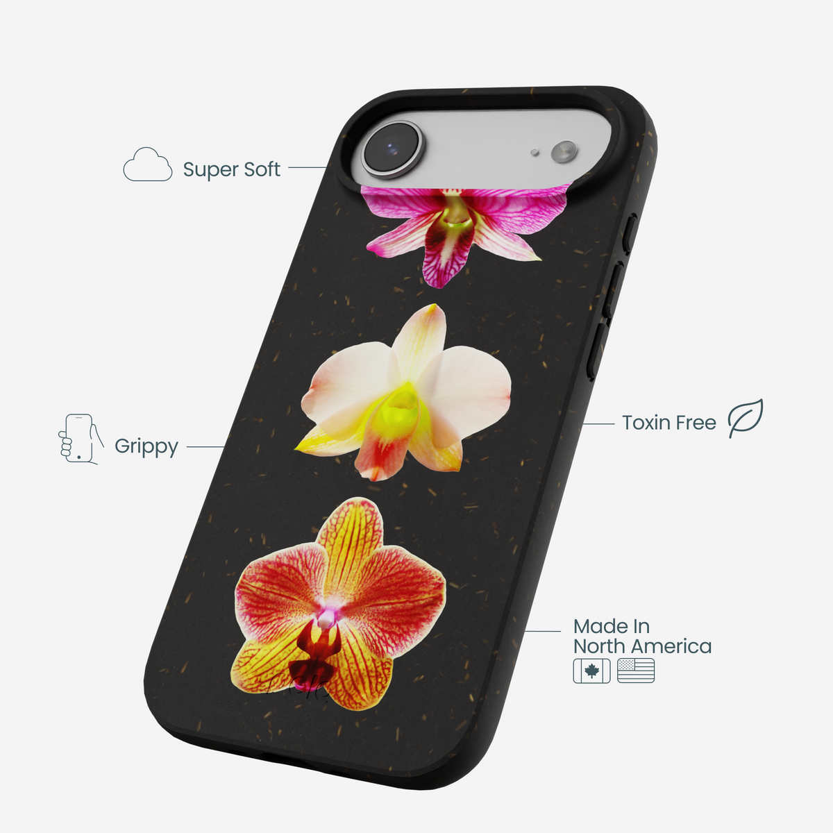 Black Orchids iPhone Air Case