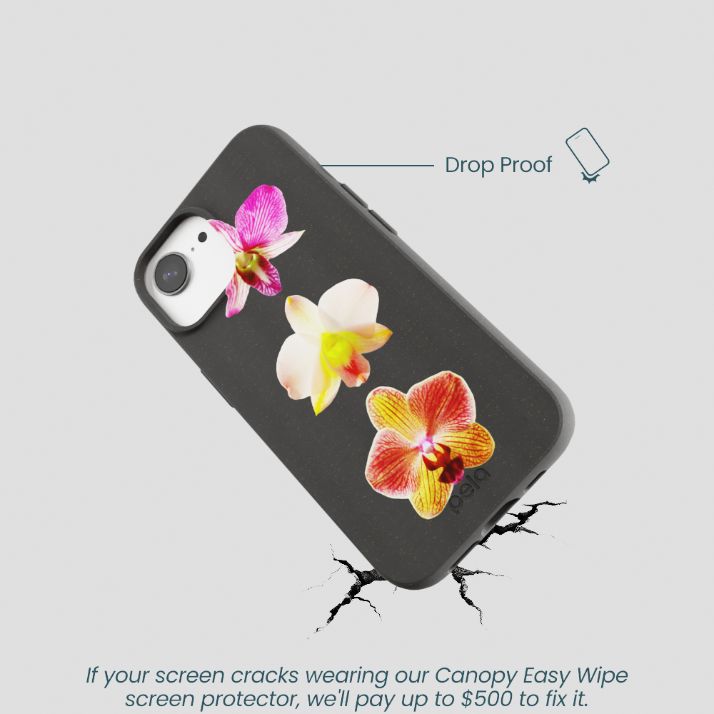 Black Orchids iPhone 16e/17e Case
