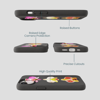 Black Orchids iPhone 16e/17e Case