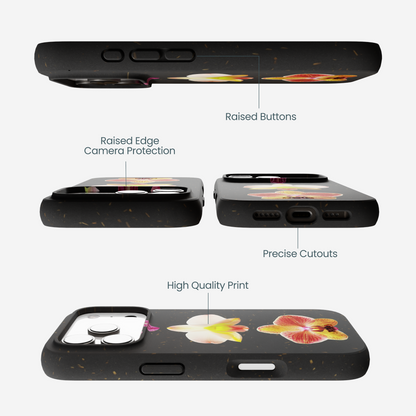 Black Orchids iPhone 17 Pro Case