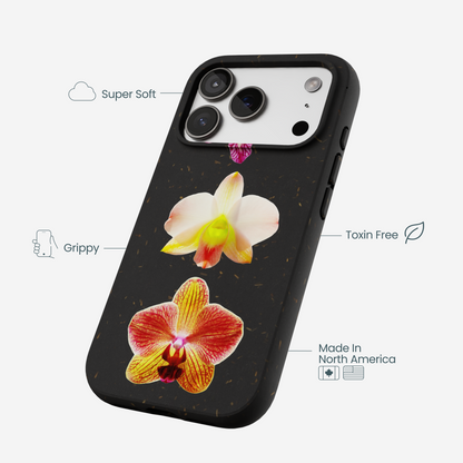 Black Orchids iPhone 17 Pro Case
