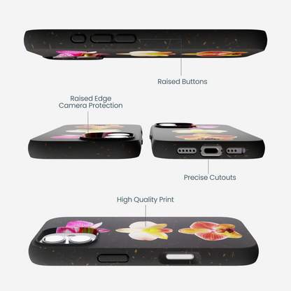 Black Orchids iPhone 17 Case