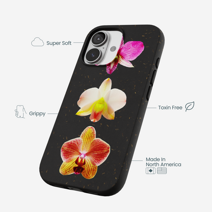 Black Orchids iPhone 17 Case