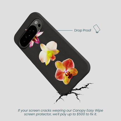 Black Orchids Google Pixel 10/10 Pro Case