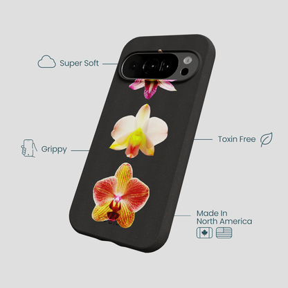 Black Orchids Google Pixel 10/10 Pro Case