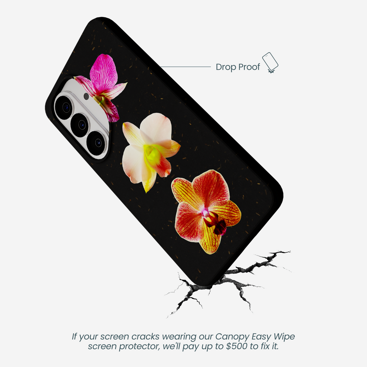 Black Orchids Samsung Galaxy S26 Case