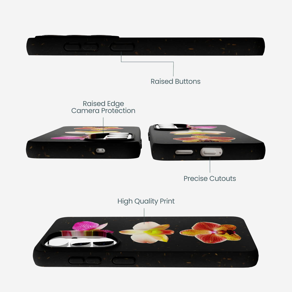 Black Orchids Samsung Galaxy S26 Case