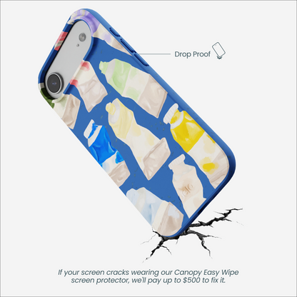Electric Blue Paint Squeeze iPhone Air Case