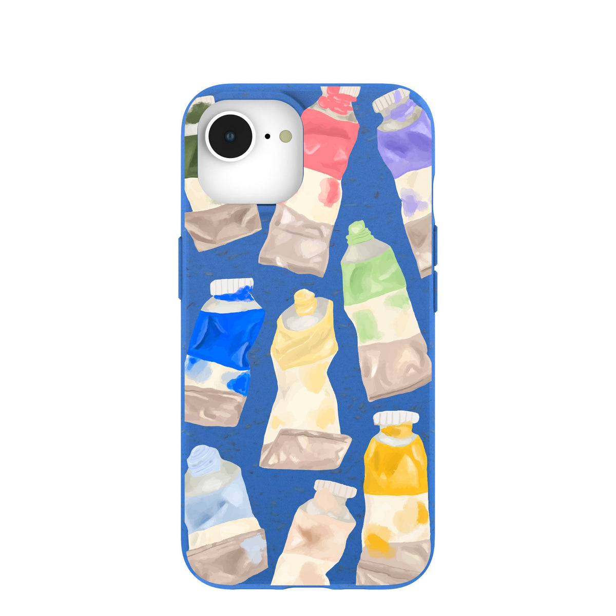 Electric Blue Paint Squeeze iPhone 16e/17e Case