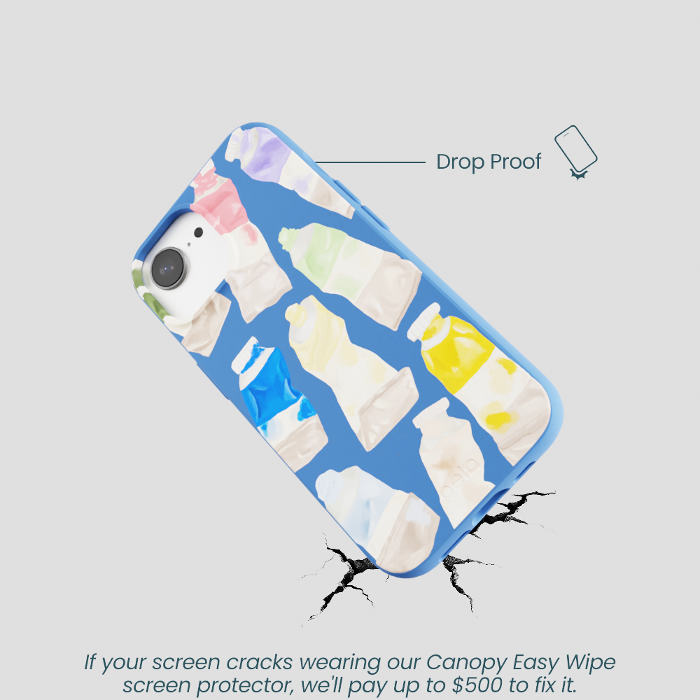 Electric Blue Paint Squeeze iPhone 16e/17e Case