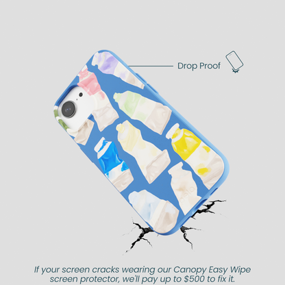 Electric Blue Paint Squeeze iPhone 16e/17e Case