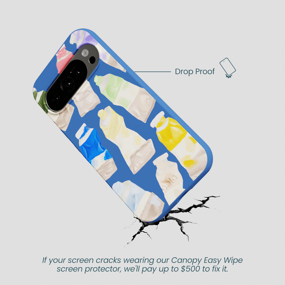 Electric Blue Paint Squeeze Google Pixel 10/10 Pro Case