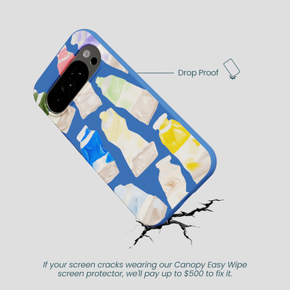 Electric Blue Paint Squeeze Google Pixel 10/10 Pro Case