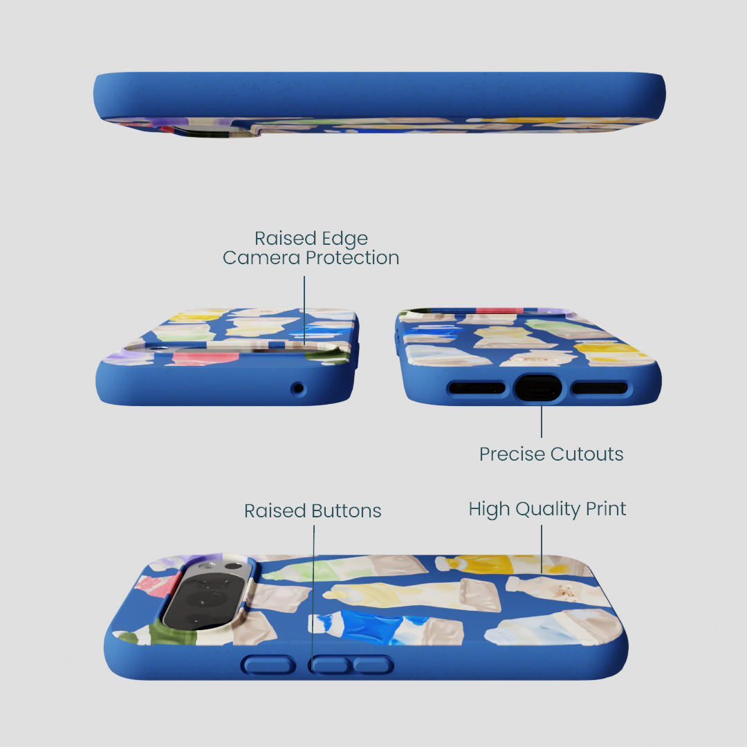 Electric Blue Paint Squeeze Google Pixel 10/10 Pro Case