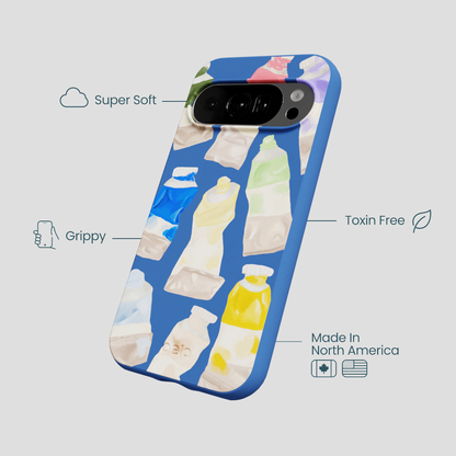 Electric Blue Paint Squeeze Google Pixel 10/10 Pro Case