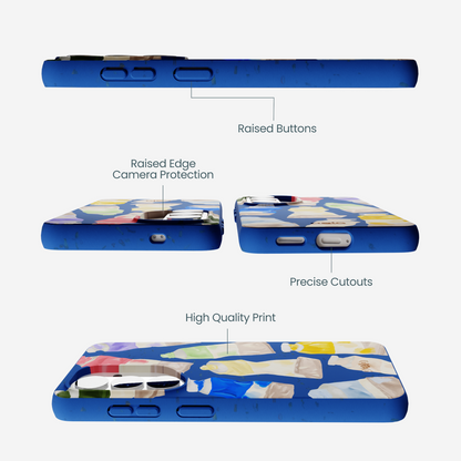 Electric Blue Paint Squeeze Samsung Galaxy S26 Case