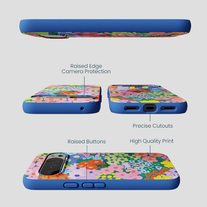 Electric Blue Painted Garden Google Pixel 10 Pro XL Case