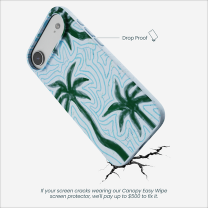 Powder Blue Palm Echo iPhone Air Case