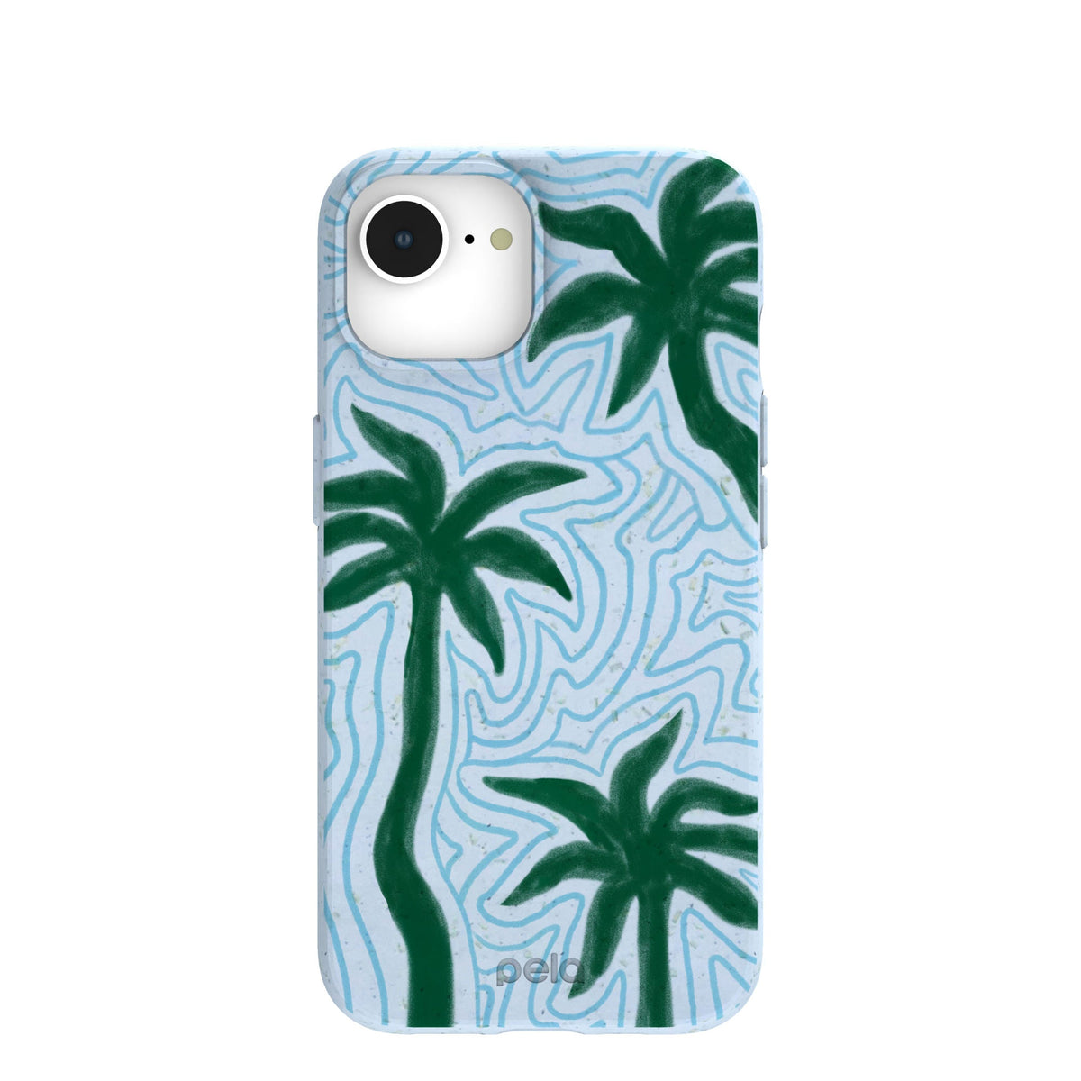 Powder Blue Palm Echo iPhone 16e/17e Case