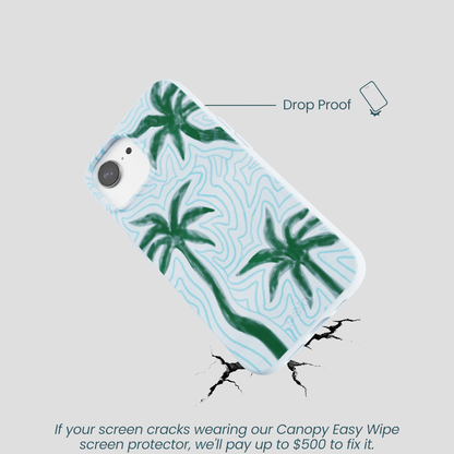 Powder Blue Palm Echo iPhone 16e/17e Case
