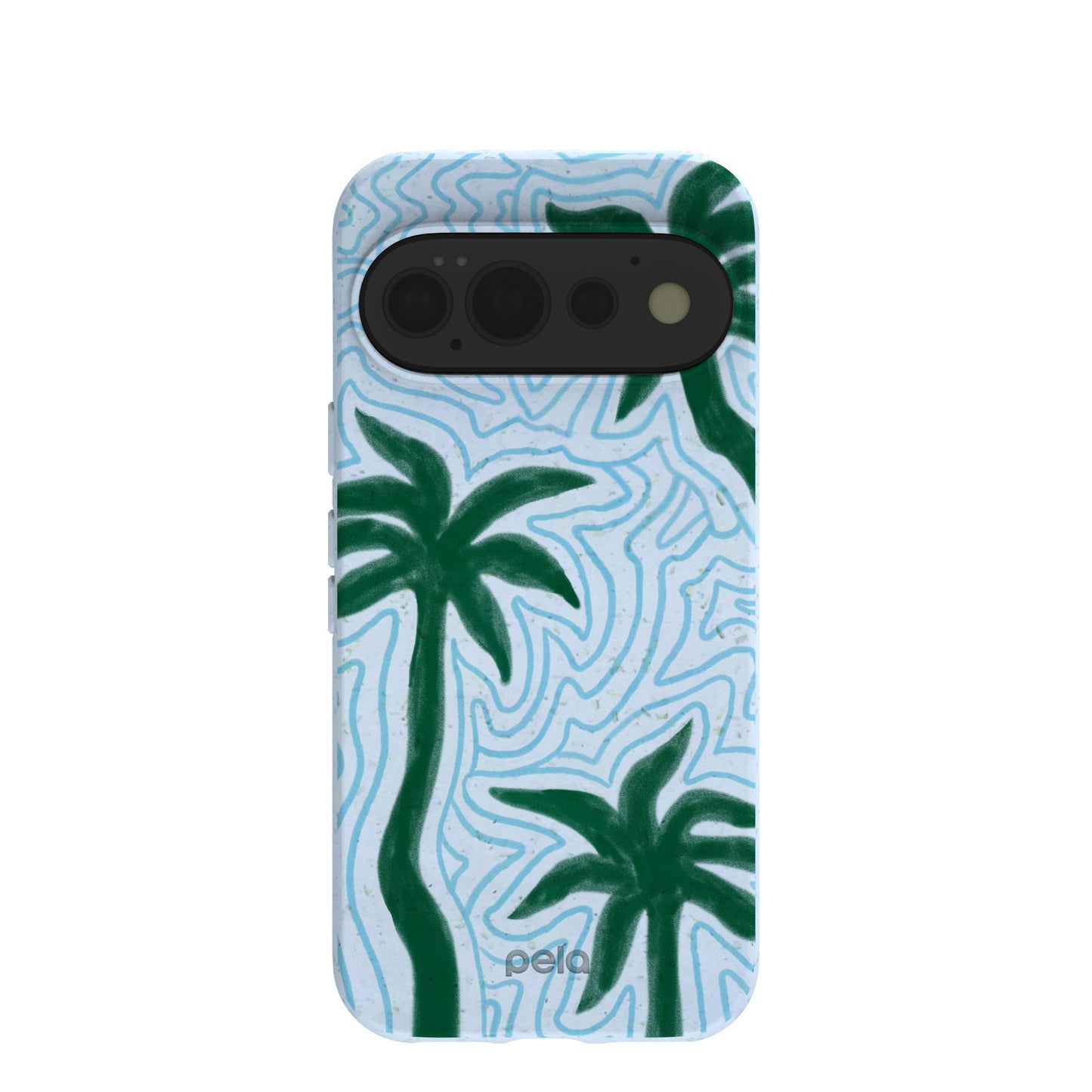 Powder Blue Palm Echo Google Pixel 11 Pro Case