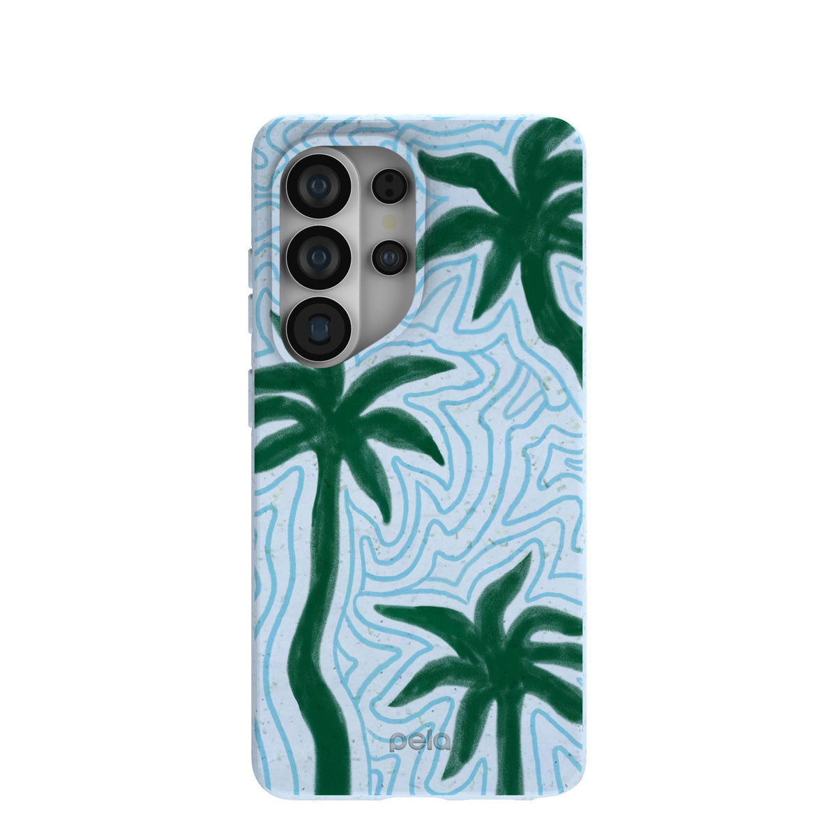 Powder Blue Palm Echo Samsung Galaxy S26 Ultra Case