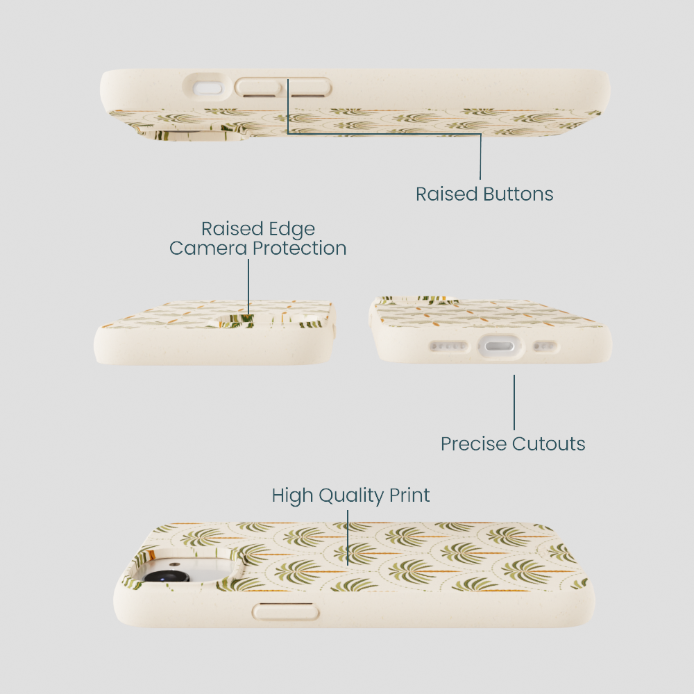 Seashell Palm Reverie iPhone 16e/17e Case