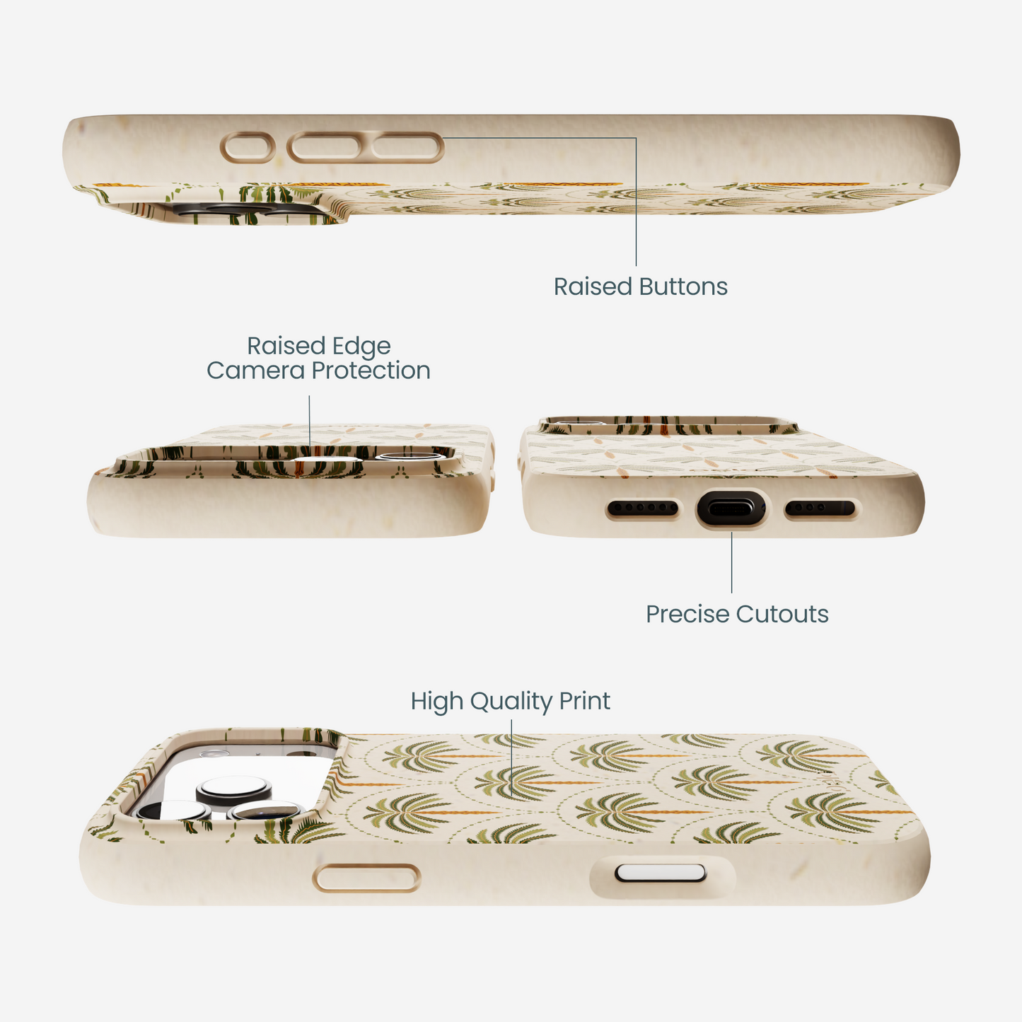 Seashell Palm Reverie iPhone 17 Pro Max Case